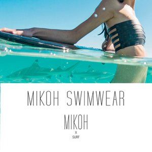 OBO.  Mikoh x Surf. Ricon Neoprene Bikini Top. Black. Size M